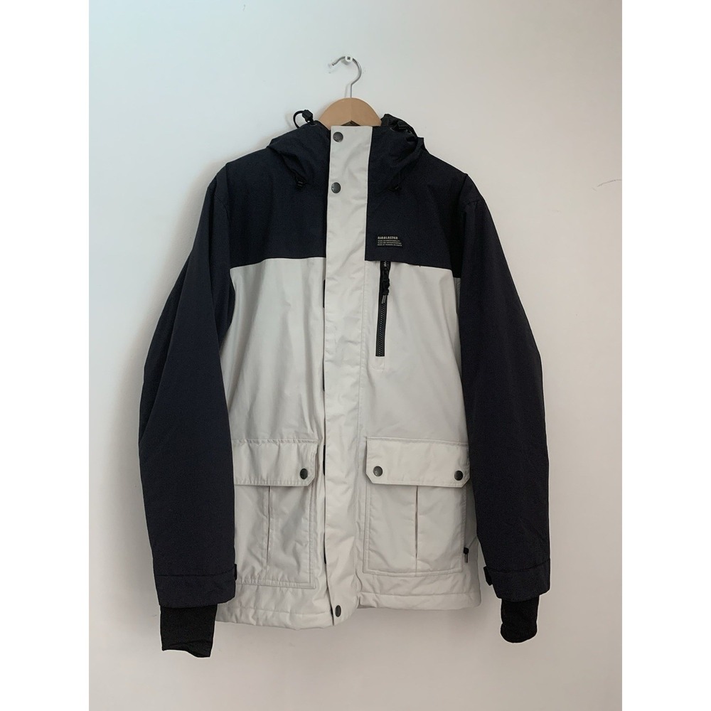 AIRBLASTER‎ Grampy 3000 Snowboard Ski Jacket Men Sz M Blue Ivory Performance